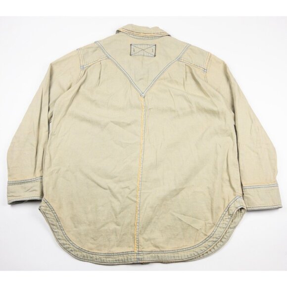 We The Free Tan Button Down Shirt - Picture 5 of 14